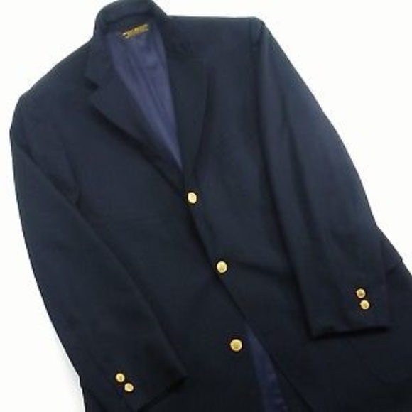 3 button navy blazer